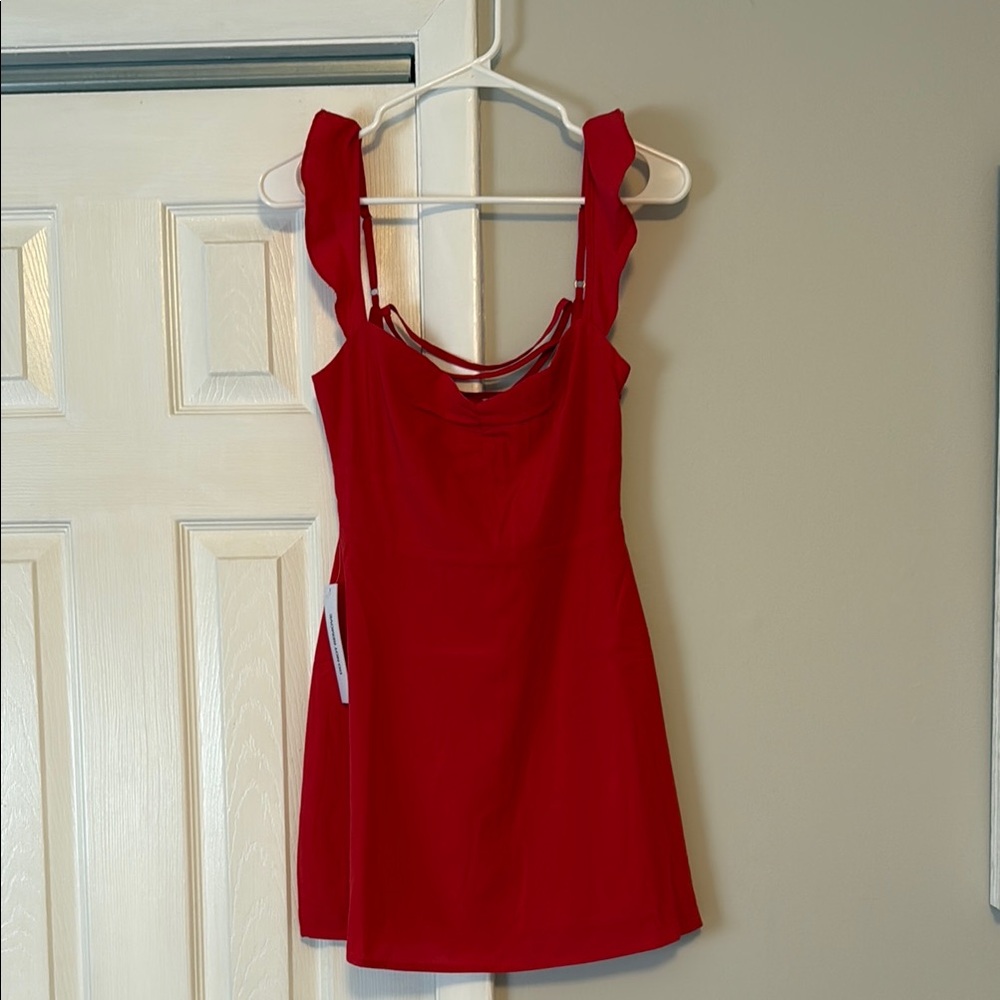 Princess Polly Red Sleeveless Dress (NWT)